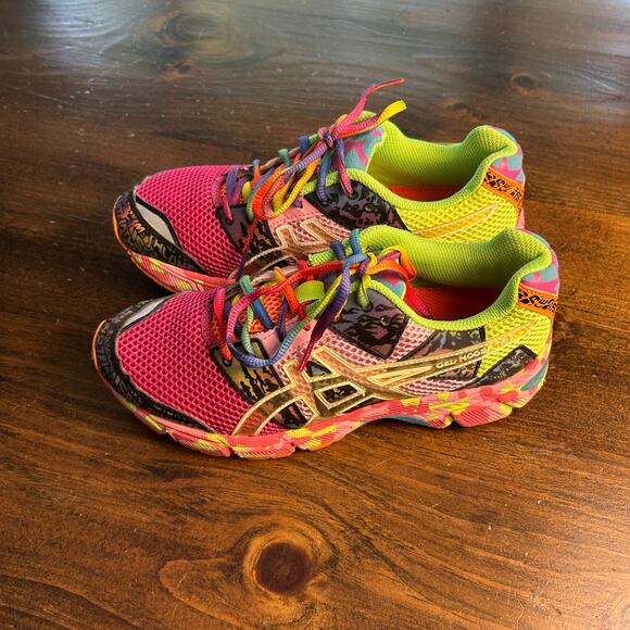 Asics Gel Noosa Tri 8 Multi-Color Running Shoes Sneakers Triathlon Women's Sz 5 - Picture 2 of 8
